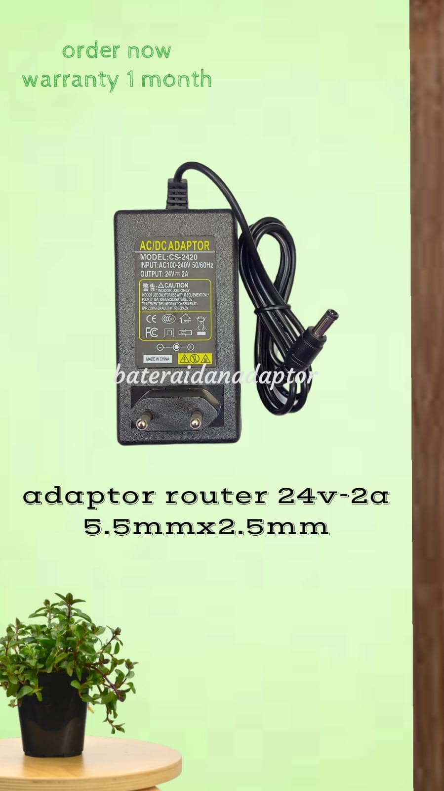 Adaptor Router 24V-2A | bateraidanadaptor